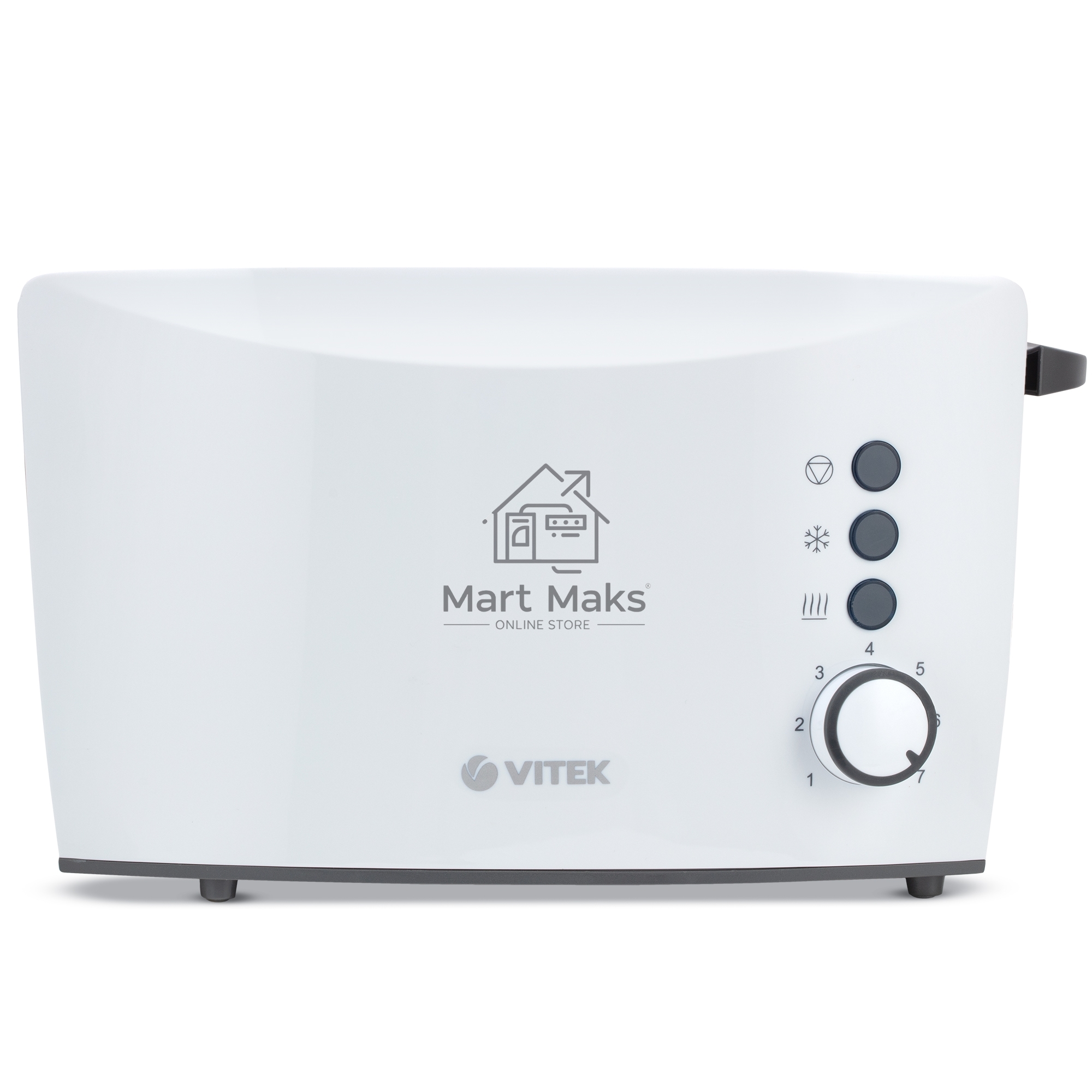 Тостер Vitek VT-7166 (MC) белый/серый