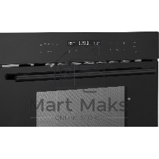 Духовой шкаф компактный встраиваемый с СВЧ Weissgauff OE 446 Black Edition черный