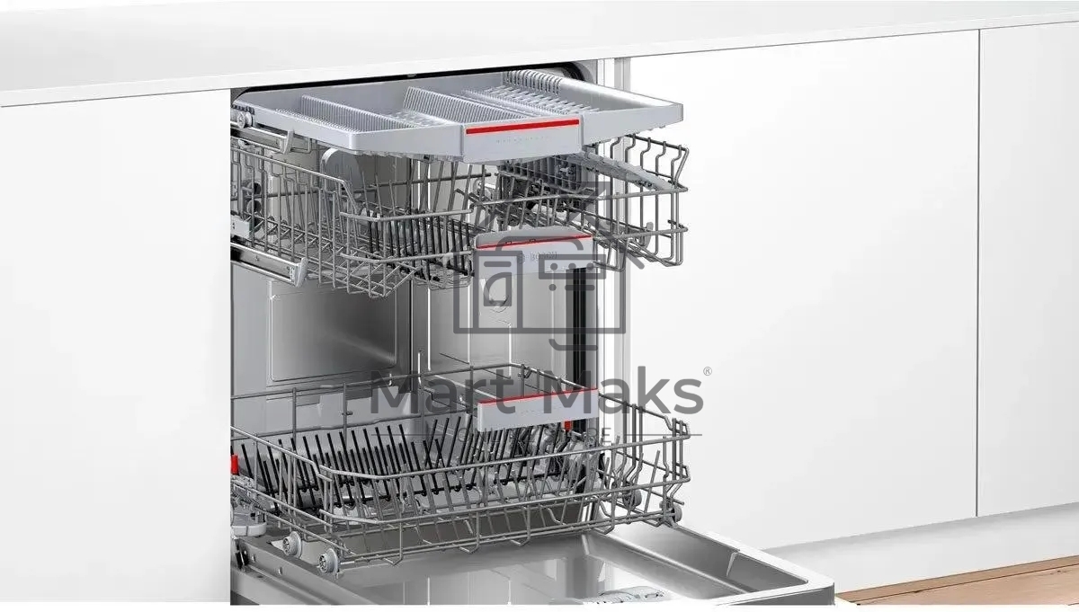 Встраиваемая посудомоечная машина Bosch SMV4HVX00E, серебристый, 59.8 см, 14 компл., 46 дБ, класс D