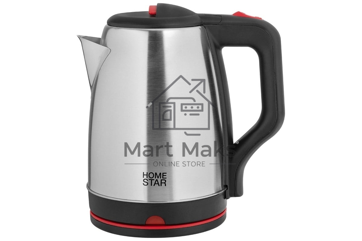 Чайник электрический Homestar HS-1003 1.8л нержавейка, черный