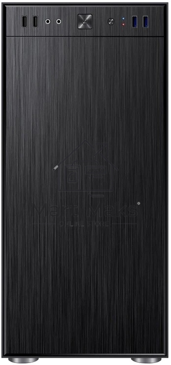 Компьютерный корпус Accord 3407 черный без БП ATX 2xUSB2.0 2xUSB3.0 audio bott PSU