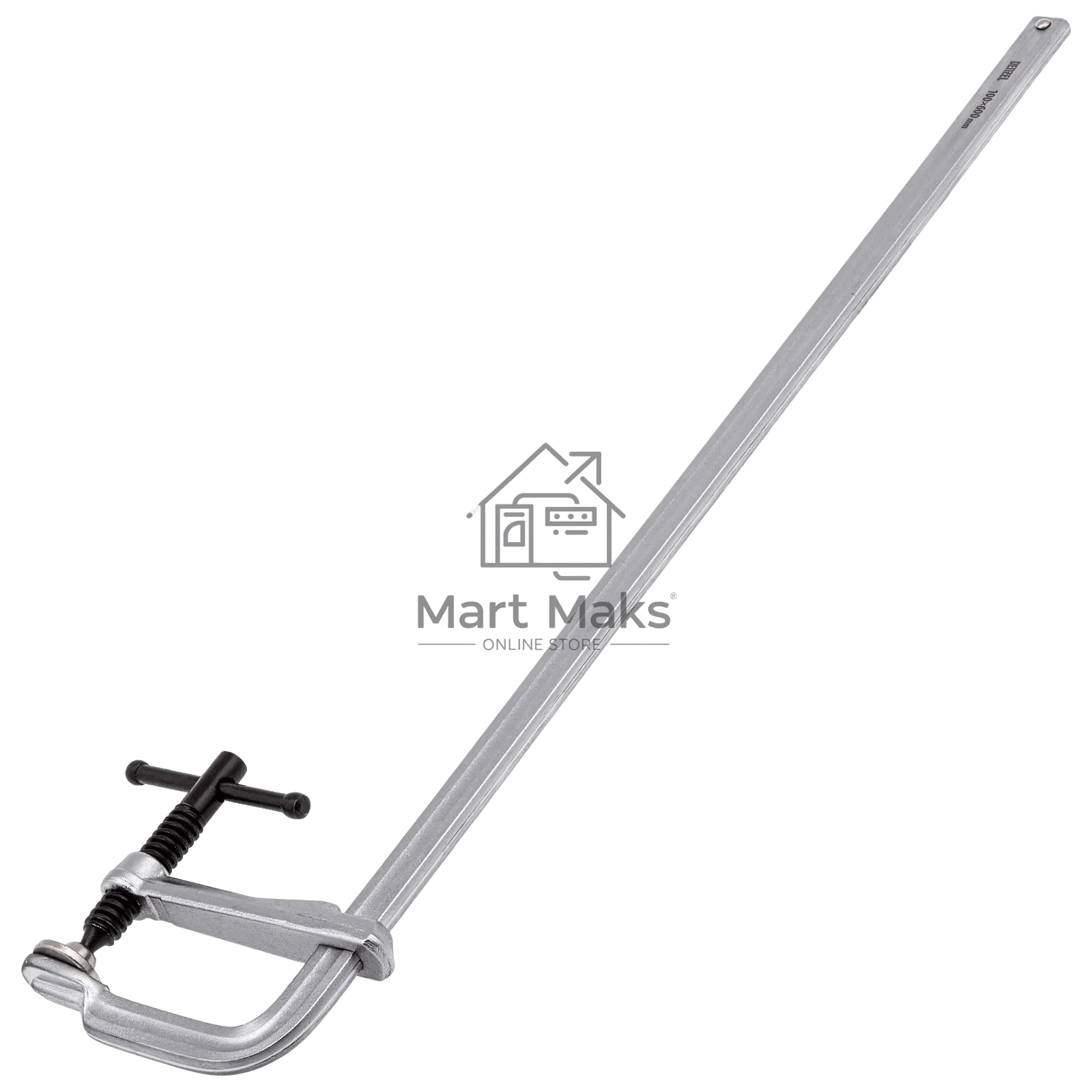 Струбцина Denzel F-образная, 100x600 мм, кованая