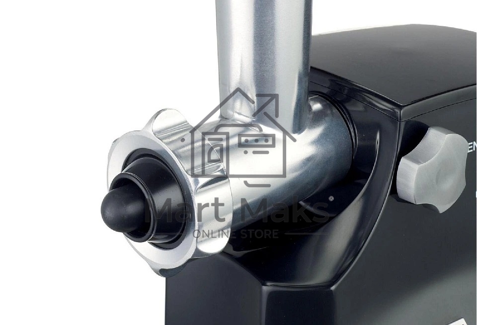 Мясорубка электрическая Kenwood MG474 черный, 1500 Вт, 1.5 кг/мин, реверс, защита от перегрузки, насадки - 6