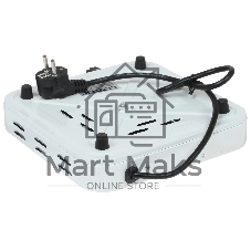 Плита настольная электрическая Centek CT-1508 белый, 1 кВт, ТЭН, конфорки - 1, эмаль, поворотные переключатели