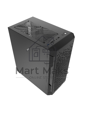Компьютерный корпус Powercase Mistral Micro Z2B SI, Non Window, Mesh, 2x 120мм fan, черный, mATX (CMIMZB-F2SI)