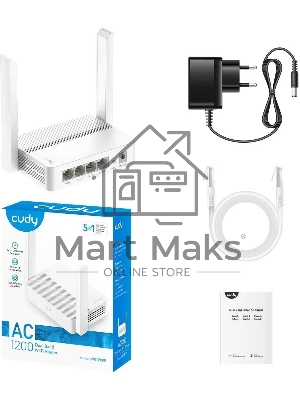 Роутер беспроводной Cudy WR1200E AC1200 10/100BASE-TX