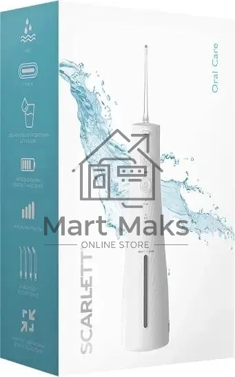 Ирригатор Scarlett SC-WF02 портатив. белый