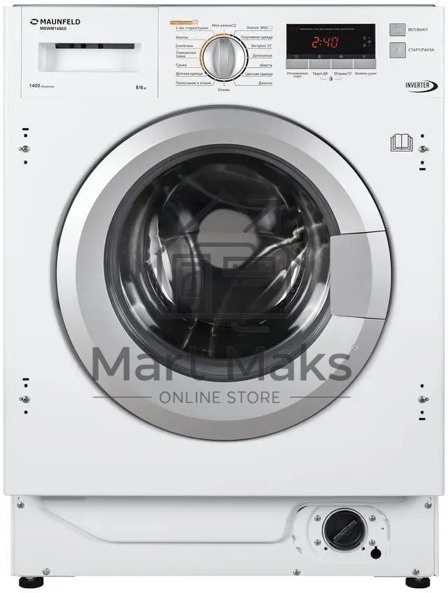 Встраиваемая стиральная машина Maunfeld MBWM1486S с сушкой
