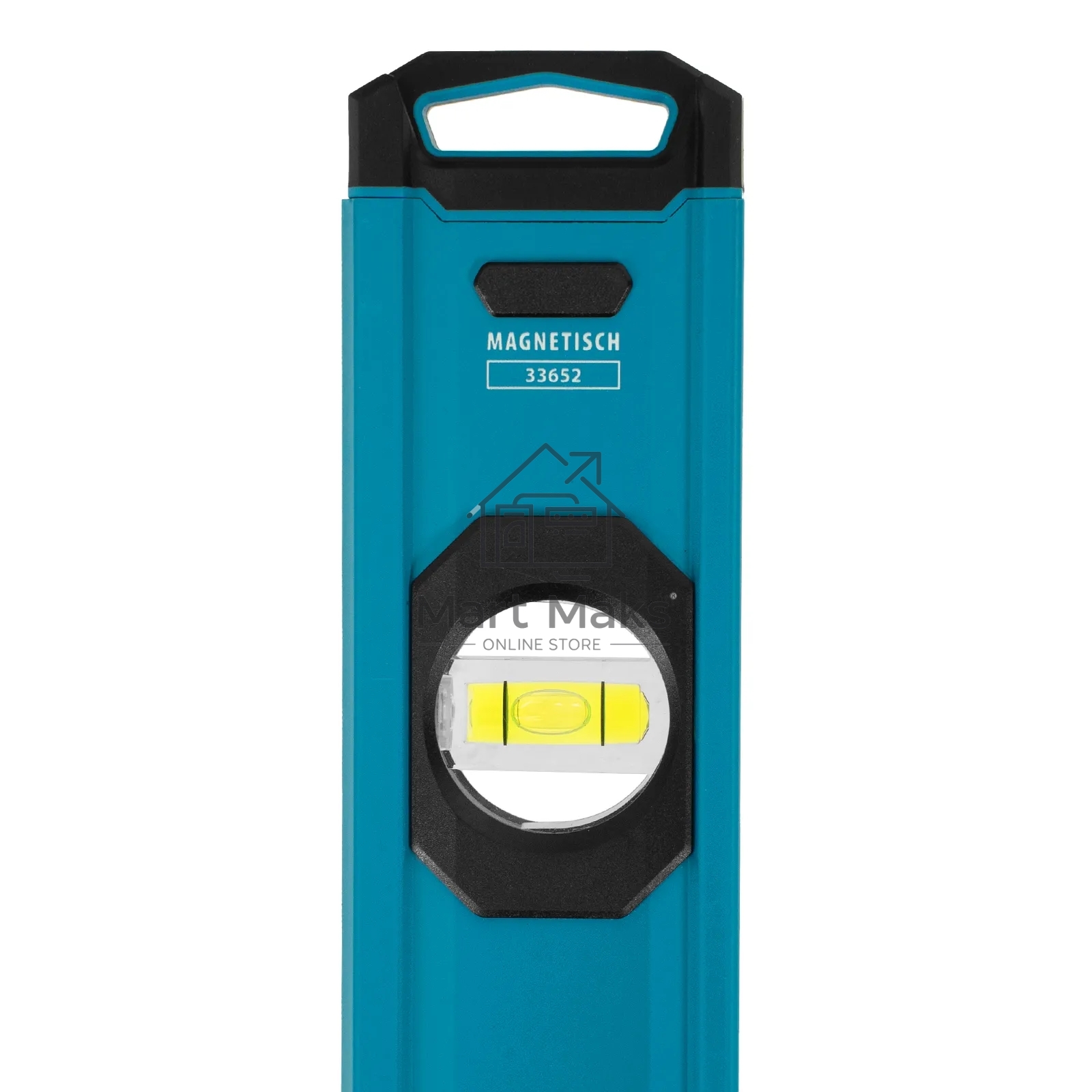 Уровень Gross 33652 алюминиевый, магнит., фрезерованный, 3 глазка, 0,5 мм/м, 800 мм