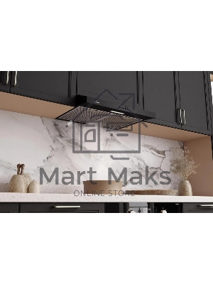 Вытяжка подвесная Elikor Eco ONE 50 BK чёрный, 50 см, 400 м³/ч, 51 дБ