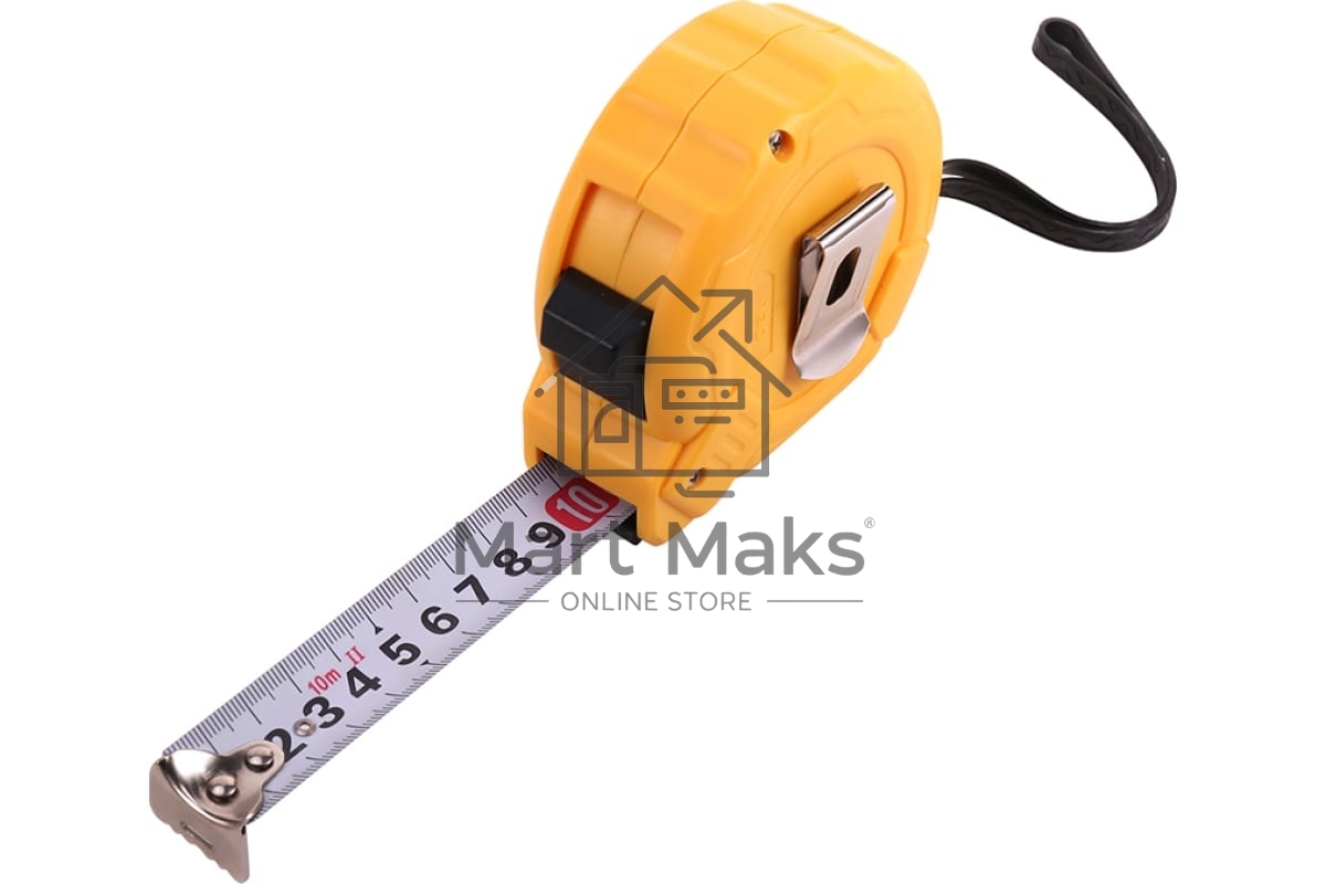 Рулетка Deli DL9010B 10м*25мм Метрическая. Корпус ударопрочный, компактный.