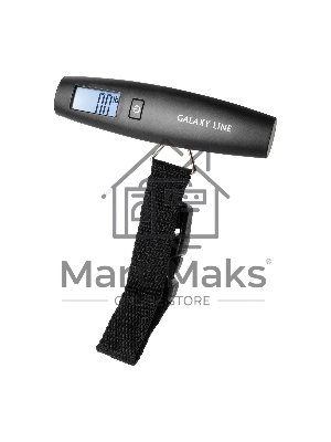 Безмен Galaxy LINE GL 2832, черный, сверхточная сенсорная система датчиков, ЖК-дисплей с подсветкой, макс. допустимый вес 50 кг, цена деления 50 г, функция обнуления массы тары, функция последовательного взвешивания, индикатор перегрузки, индикация низког