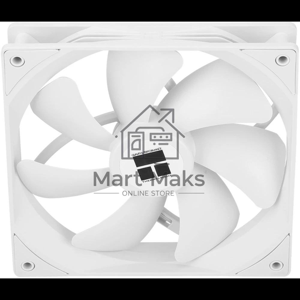Кулер для корпуса Thermalright TL-C14CW белый (140x140x25mm, 4-pin PWM, 75.8CFM, 26.4dBA, 1500RPM)