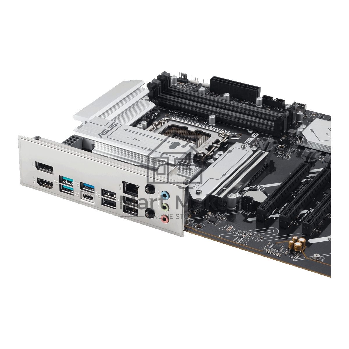 Материнская плата ASUS PRIME B860-PLUS WIFI, LGA 1851, Intel B860, 4xDDR5, 4xSATA, 2xM.2, 1xPCIe 5.0 x16, 4xPCIe 4.0 x16, 2xUSB-C, 4xUSB-A 3.2 Gen 1, 2xUSB-A 3.2 Gen 2, 1xHDMI, 1xDP, 1x2.5Gb LAN, 7.1, ATX