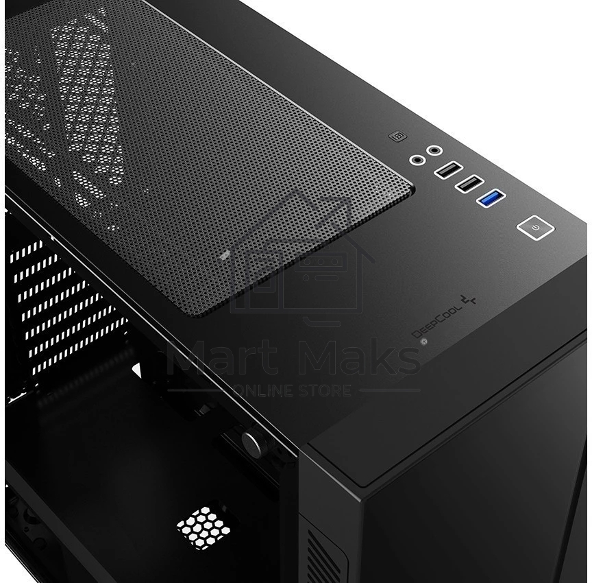 Компьютерный корпус MidiTower Deepcool MATREXX 55 V3 без БП, бок.окно, черный, EATX (DP-ATX-MATREXX55V3)