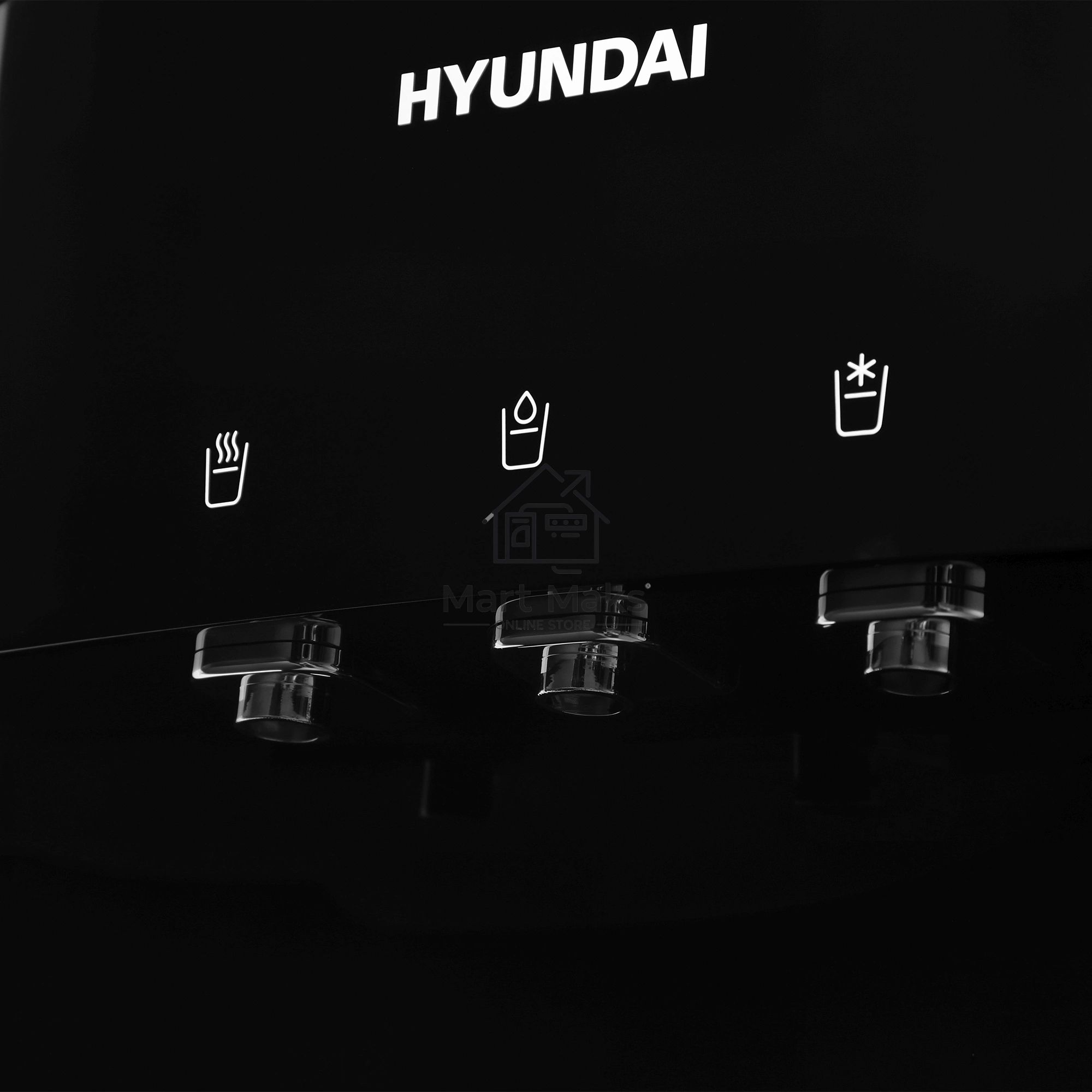 Кулер Hyundai H-WD2155E напольный электронный черный