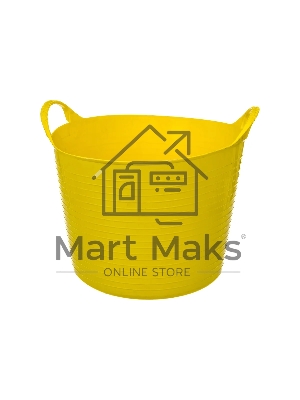 Ведро гибкое сверхпрочное 40 л, желтое Сибртех