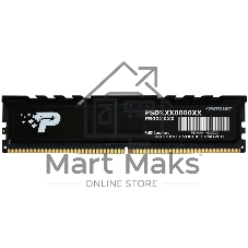 Оперативная память Patriot Signature Premium, DDR5, 16Gb (1x16 GB), 5200 MHz, CL42, DIMM, радиатор, черный