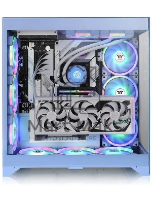 Компьютерный корпус Thermaltake CTE E600MX Hydrangea синий без БП E-ATX 11x120мм 4x140мм 2xUSB 3.0 audio bott PSU