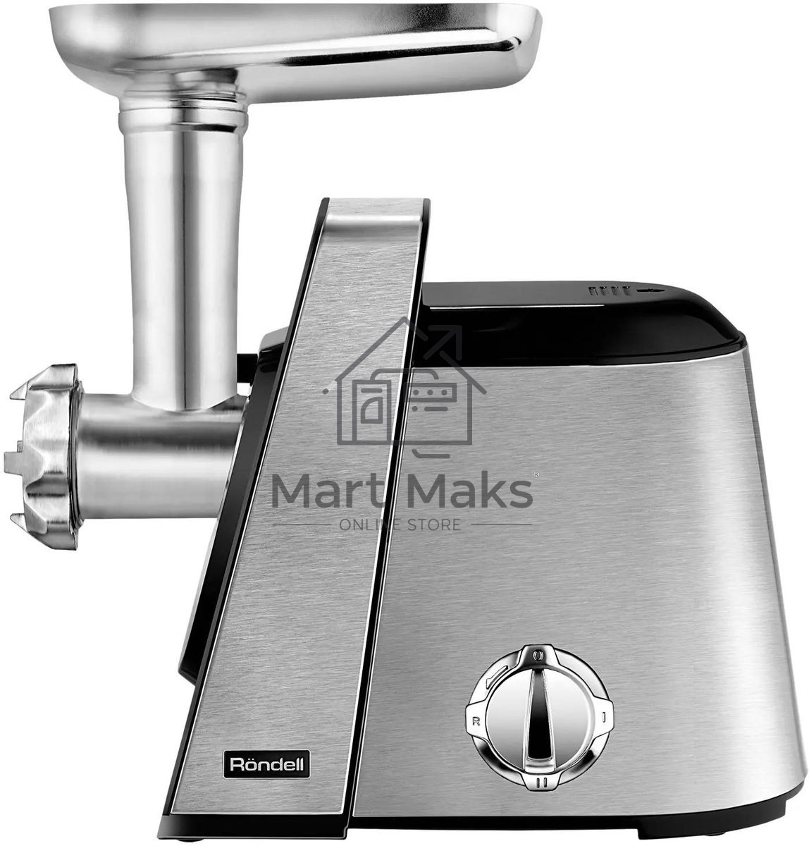 Мясорубка Rondell RDE-1454, 2000Вт, стальной