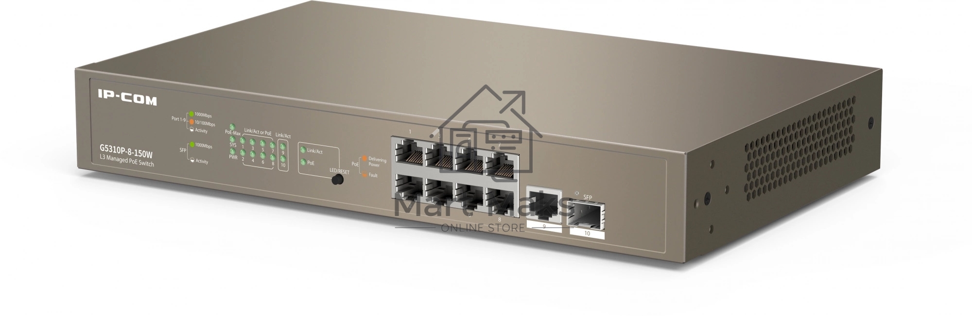 Коммутатор IP-COM G5310P-8-150W - управляемый L3