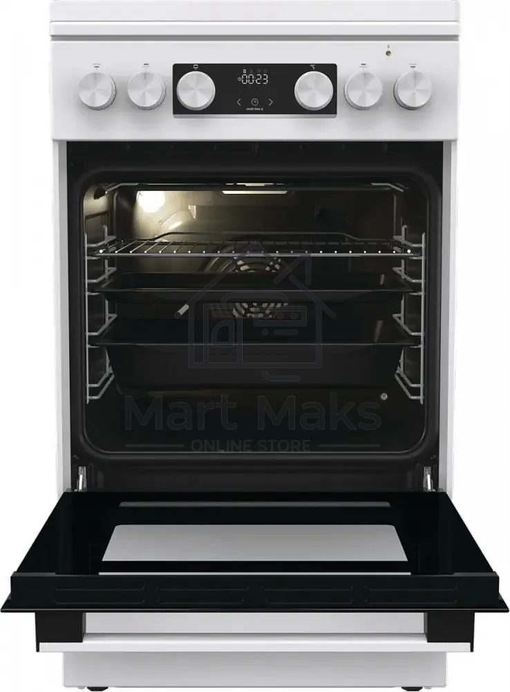 Плита комбинированная Gorenje GK5C42WF-B белый, конфорок 4 газовых, духовка 70 л, 50 см x 85 см x 59.4 см