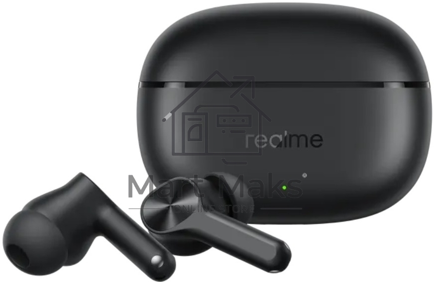 Гарнитура внутриканальные Realme Buds T200x черный беспроводные bluetooth в ушной раковине (6941764461727)