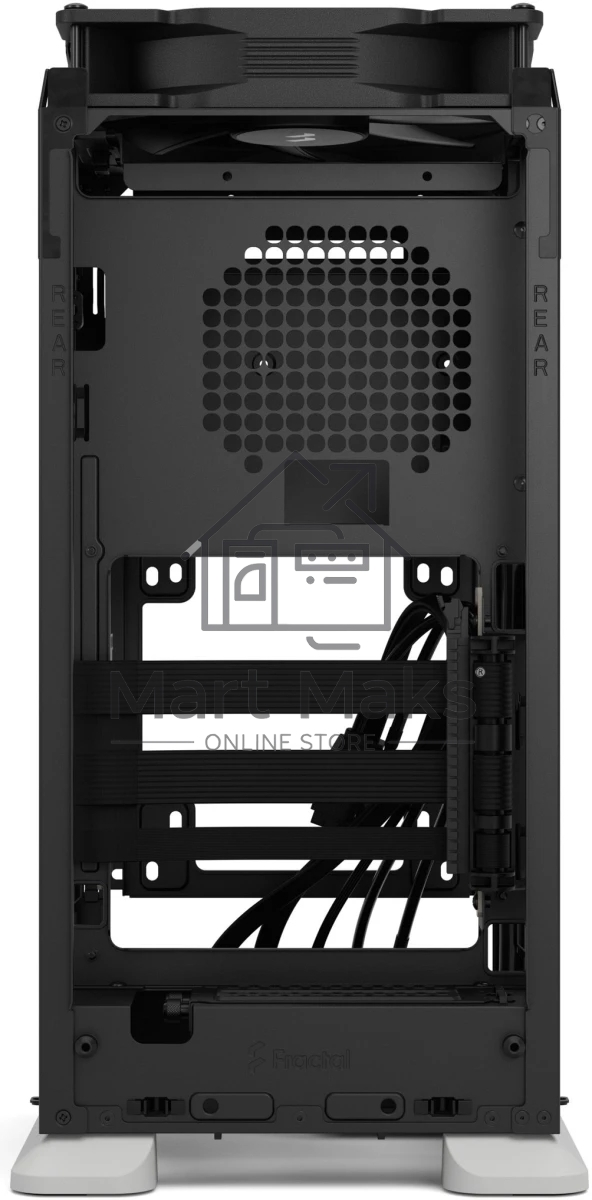 Корпус без блока питания Fractal Design Mood, Mini-Tower, 1x180mm, 2xUSB-A 3.0 + 1xUSB 3.2 Type-C, SFX PSU Support, mITX Light Gray