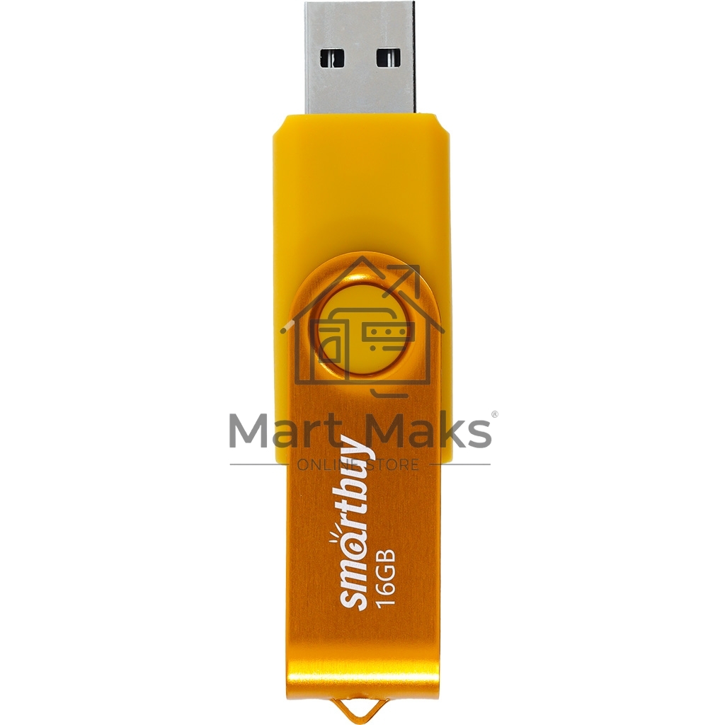 Флешка USB Smartbuy R/W (SB016 Gb2TWY) UFD 2.0 016 Gb Twist желтый