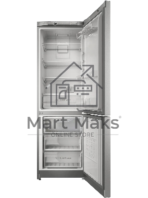 Холодильник Indesit ITS 4180 XB нержавеющая сталь двухкамерный 220/78 л морозилка снизу, No Frost