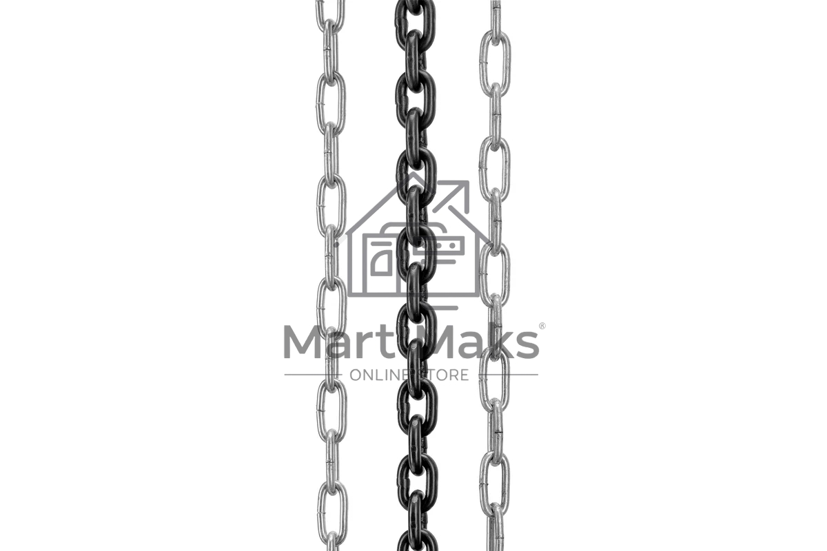Таль цепная Stels 51944 1 т, h подъема 2,5 м, расстояние между крюками 350 мм