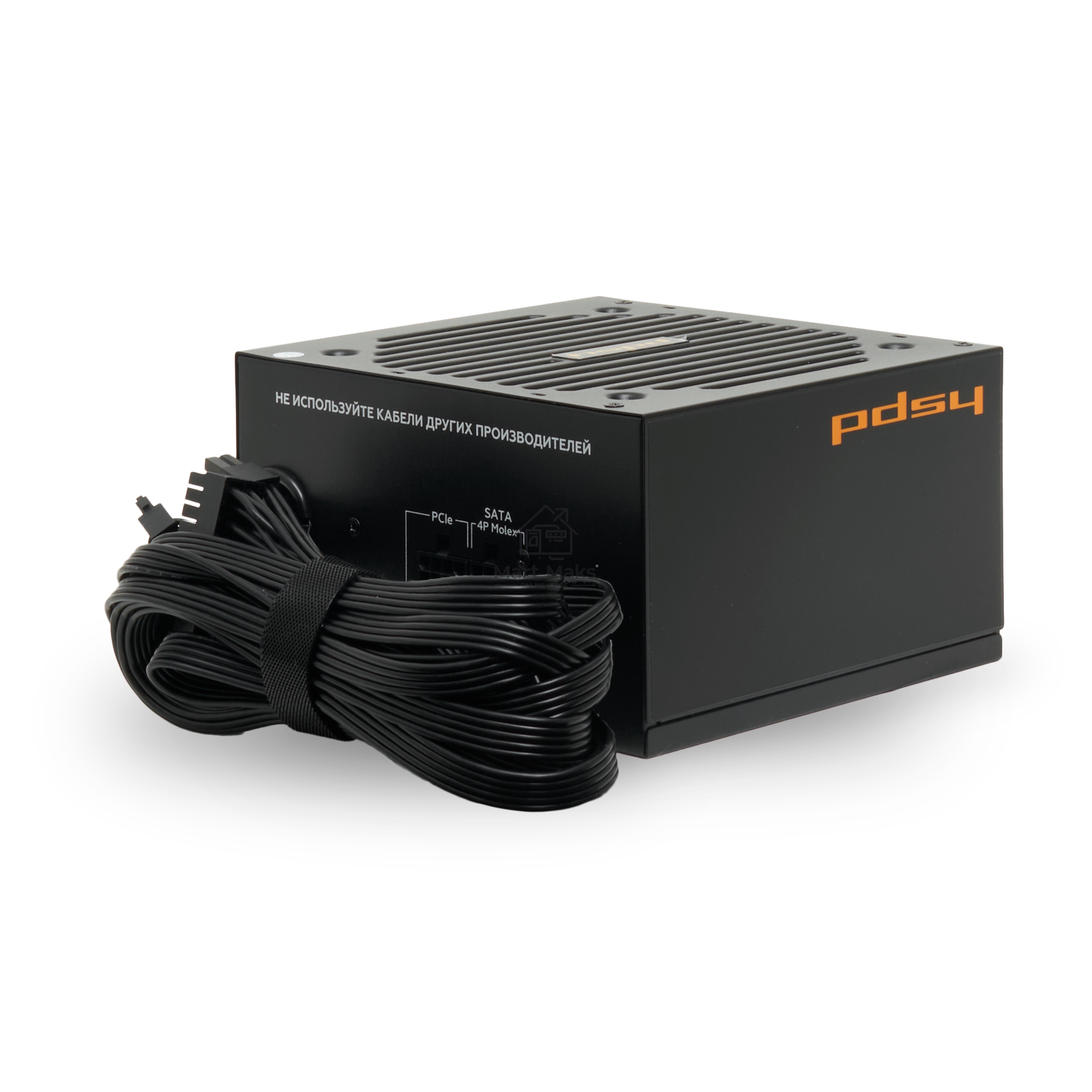 Блок питания Power Supply HSPD, 600W 80+ Bronze (ATX, 2.31, Semi-modular, 1x24(20+4)pin 550mm, 1xCPU*2 8(4+4)pin 600+150mm, 1xPCIe*2 8(6+2)pin 500+150mm, 2xSATA*3 400+150+150mm, 1xMOLEX4pin*3+FDD 400+150+150+150mm , Active, 120x120mm, 150x140x86mm, APFC, 