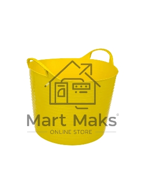 Ведро Сибртех гибкое сверхпрочное 40 л, желтый