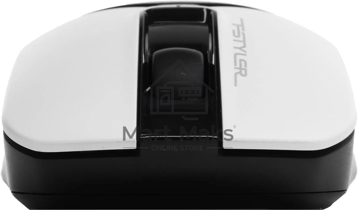 Мышь беспроводная A4Tech Fstyler FB12 белый/черный, 1200 dpi, радиоканал, Bluetooth, USB, кнопки - 3
