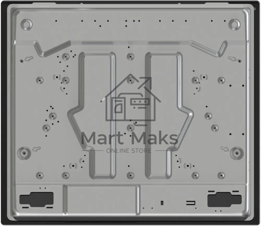 Газовая варочная панель Gorenje G641EXB, 4 конфорки, металл, черный