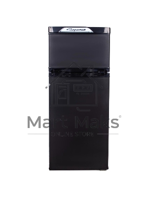 Холодильник Саратов 264 (КШД-150/30) черный муар двухкамерный 122/30л морозилка сверху