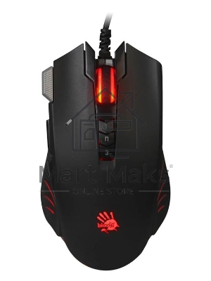 Мышь проводная A4Tech Bloody V9M черный, 4000 dpi, USB, кнопки - 9
