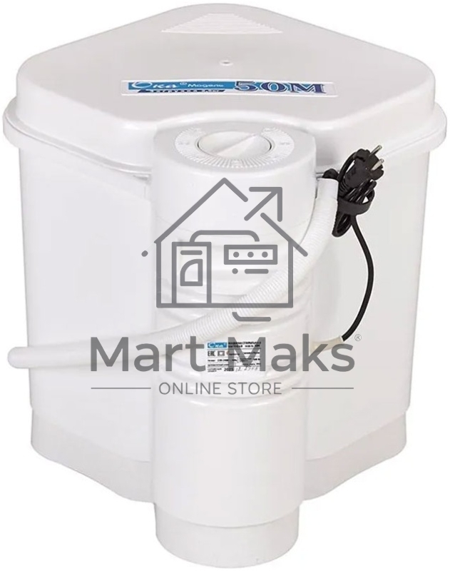 Стиральная машина ОКА-50М белая, загрузка фронтальная 2,5 кг, класс: A