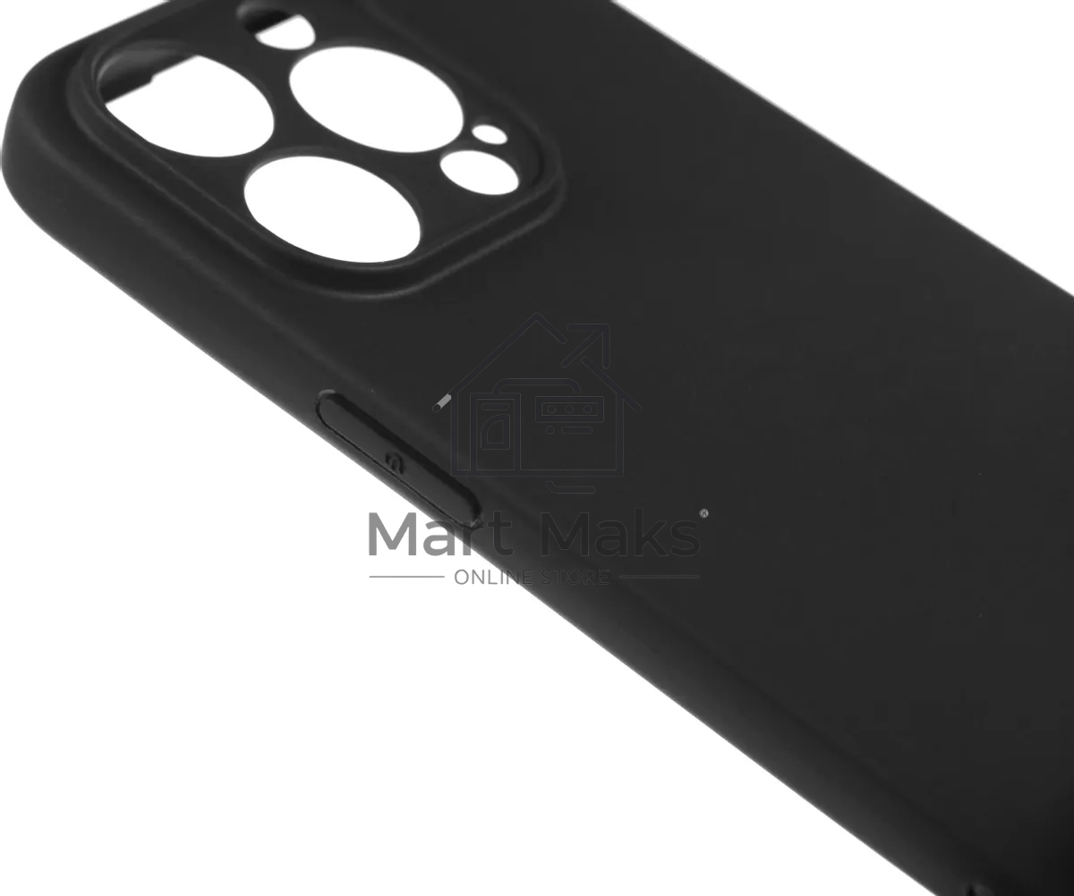 Чехол (клип-кейс) BoraSCO для Apple iPhone 15 Pro черный