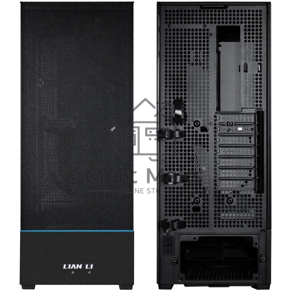 Компьютерный корпус MidiTower Lian Li SUP 01 Black RGB (ATX, без БП, ARGB, 2xUSB3.2 Type-A + USB3.2 Type-C) (G99.SUP01X.00)