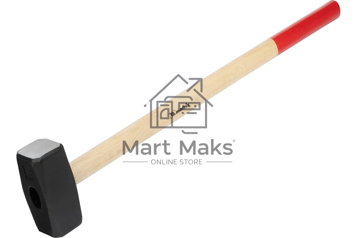 Кувалда Matrix 11036 6000 г, кованая головка, деревянная рукоятка 900 мм