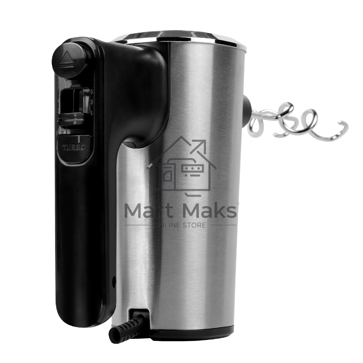 Миксер Centek CT-1101 черный/серебристый