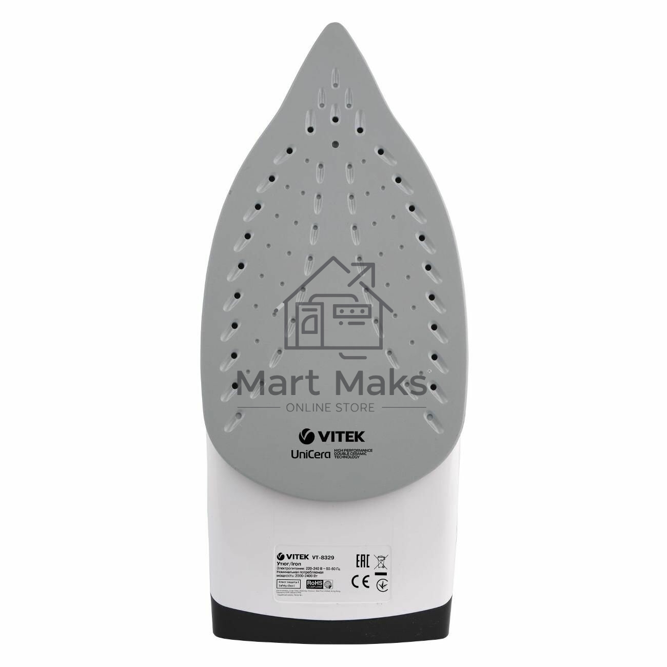 Утюг Vitek VT-8329 2600Вт черный/белый/синий
