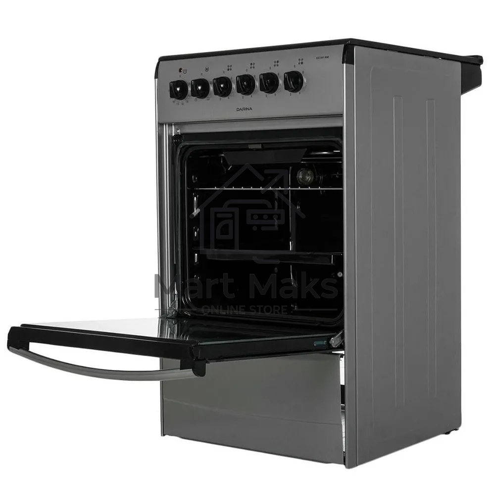 Плита электрическая Darina 1B EC 341 606 silver серебристый/черный, конфорок 4 шт, духовка 50 л, 50 см x 85 см x 56 см