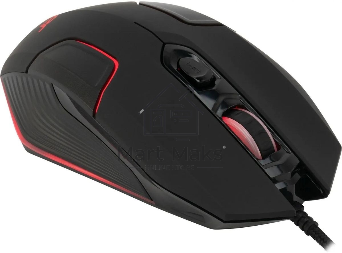 Мышь проводная Acer OMW170 черный, 3200 dpi, USB, кнопки - 6
