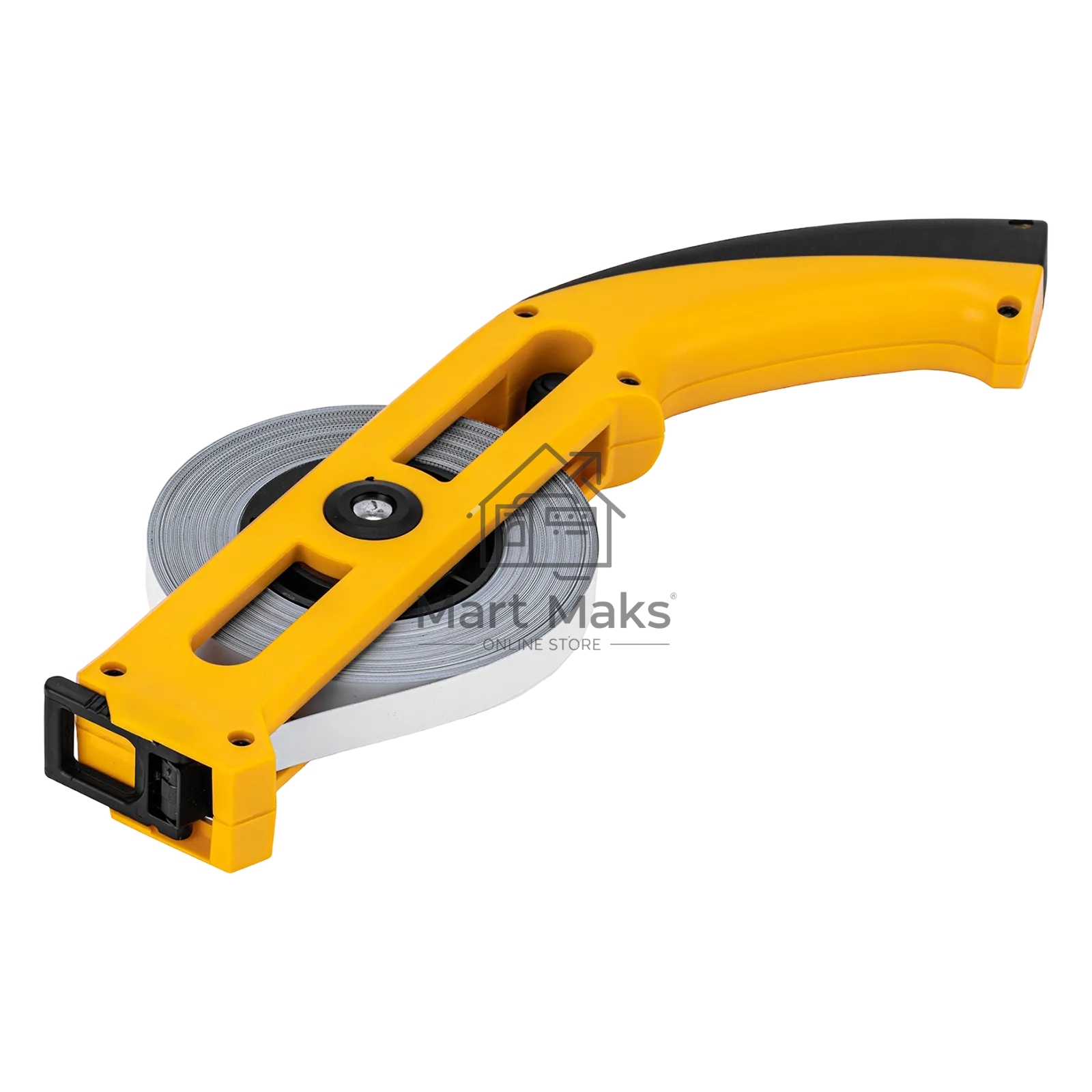 Рулетка геодезическая Denzel 30 м х 13 мм, открытый корпус, металлическая лента