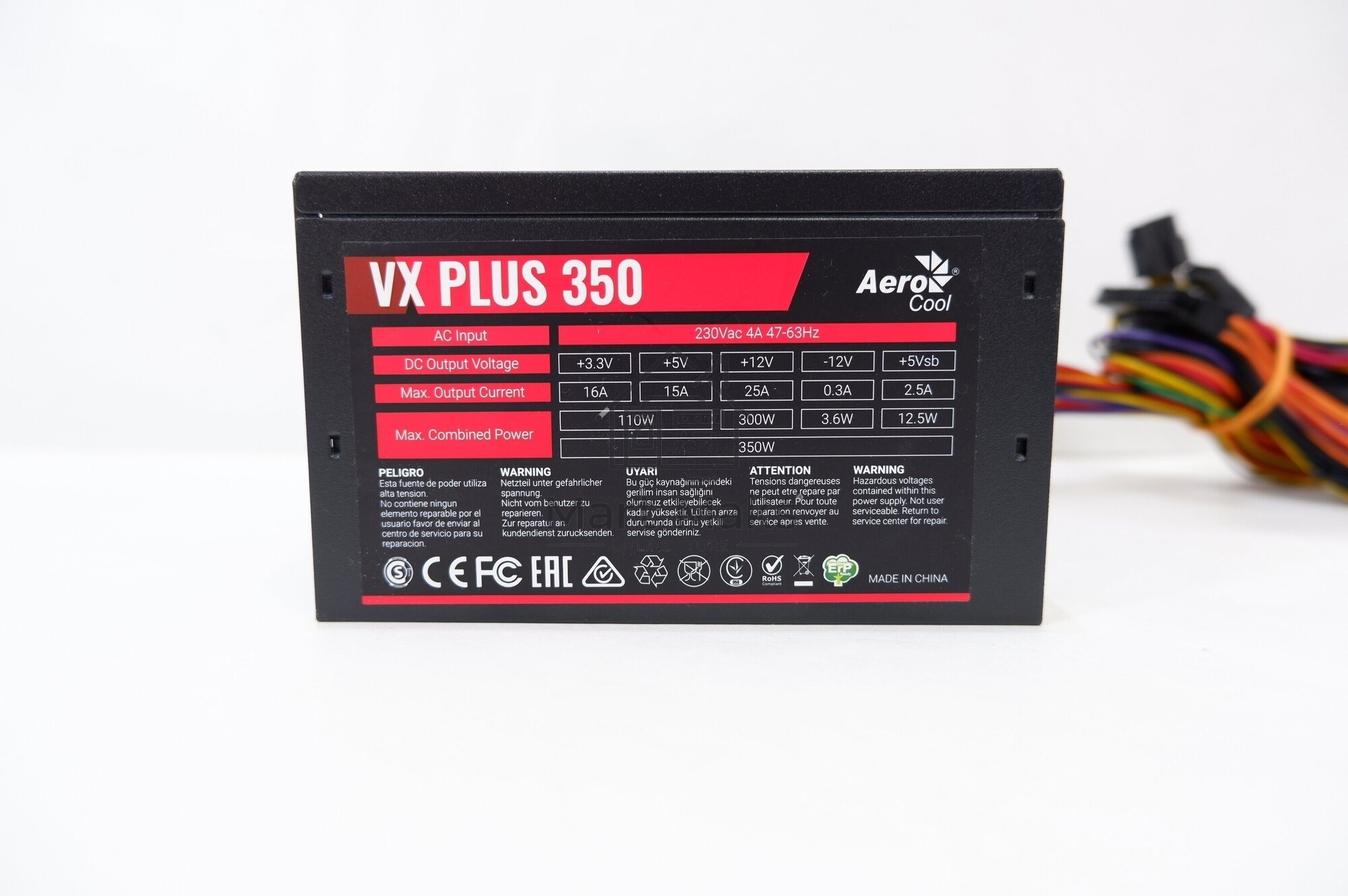 Блок питания Aerocool/Formula VX-350 PLUS, 350Вт, 120мм, черный