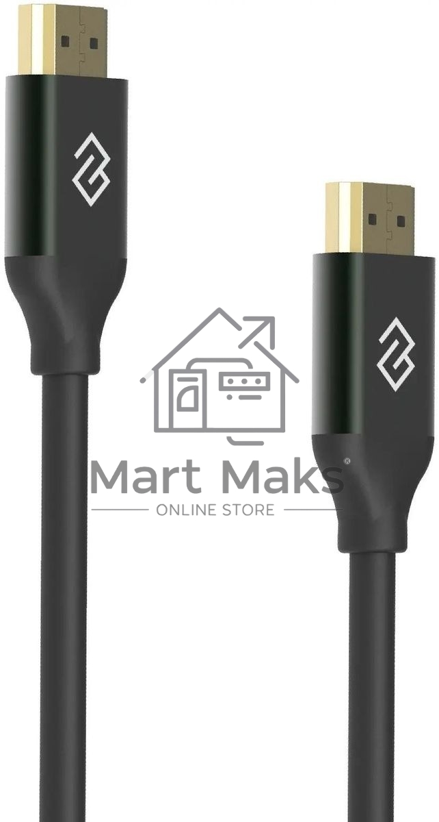 Кабель аудио-видео Digma HDMI (m)/HDMI (m) 2м. феррит.кольца позолоч.конт. черный (D-HDMI-V2.1-2M)