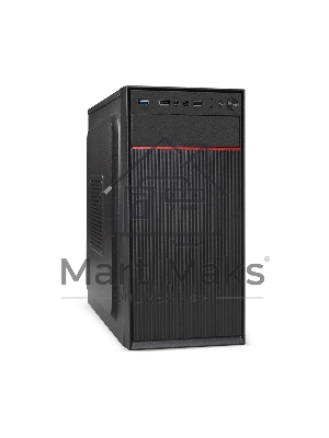 Компьютерный корпус Minitower ExeGate BAA-113U-UNS500 (mATX, БП UNS500 с вент. 12см, 2хUSB+1хUSB 3.0, аудио, черный)