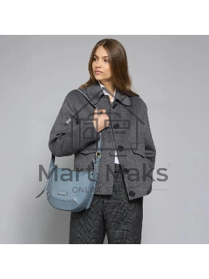 Сумка женская The Bridge Fedora 04320501/KP голубая натур.кожа